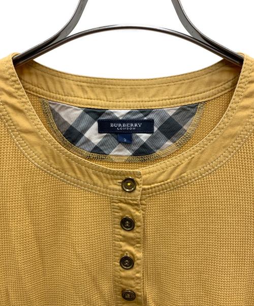 BURBERRY LONDON（バーバリーロンドン）BURBERRY LONDON (バーバリーロンドン) 半袖カットソー イエロー サイズ:SIZE 2の古着・服飾アイテム