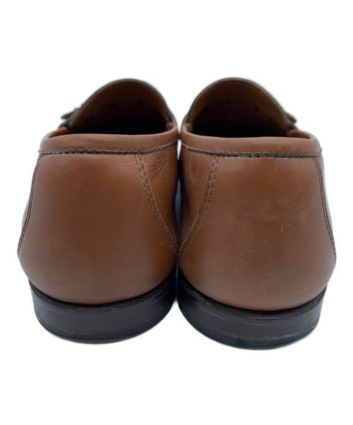 Salvatore Ferragamo（サルヴァトーレ フェラガモ）Salvatore Ferragamo (サルヴァトーレ フェラガモ) ストラップローファー キャメル サイズ:7EEの古着・服飾アイテム