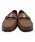 中古・古着 Salvatore Ferragamo (サルヴァトーレ フェラガモ) ストラップローファー キャメル サイズ:7EE：7000円