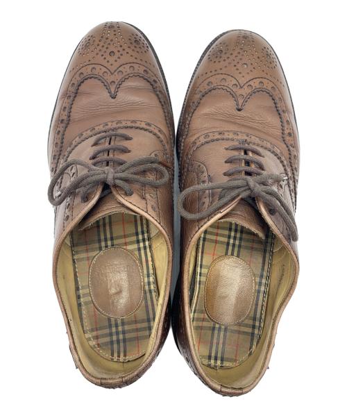 Burberry's（バーバリーズ）Burberry's (バーバリーズ) レザーシューズ ブラウン サイズ:4の古着・服飾アイテム