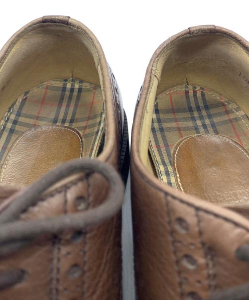 Burberry's（バーバリーズ）Burberry's (バーバリーズ) レザーシューズ ブラウン サイズ:4の古着・服飾アイテム