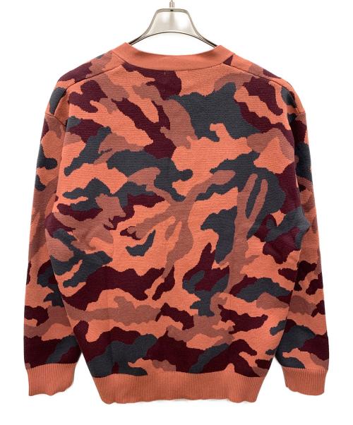 ATMOS（アトモス）ATMOS (アトモス) ニットカーディガン ブラウン×ブラック サイズ:XL 未使用品の古着・服飾アイテム