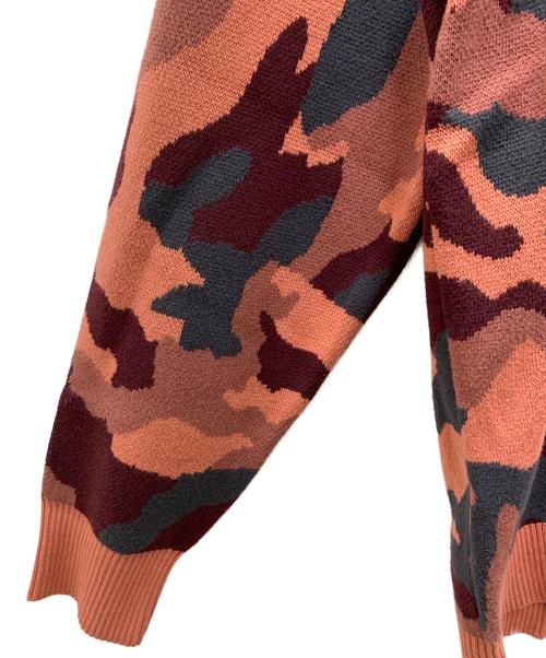 ATMOS（アトモス）ATMOS (アトモス) ニットカーディガン ブラウン×ブラック サイズ:XL 未使用品の古着・服飾アイテム