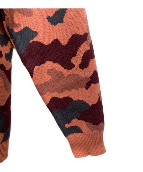 ATMOS（アトモス）ATMOS (アトモス) ニットカーディガン ブラウン×ブラック サイズ:XL 未使用品の古着・服飾アイテム