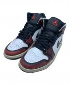 NIKEナイキ）の古着「AIR JORDAN 1 MID SE(エア ジョーダン 1 MID SE)」｜ブラック×レッド