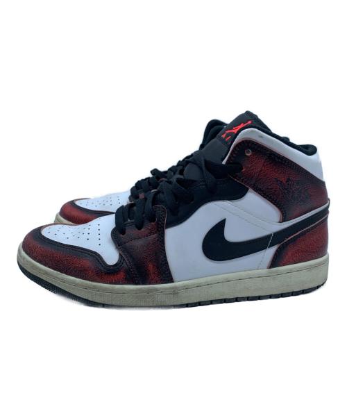 NIKE（ナイキ）NIKE (ナイキ) AIR JORDAN 1 MID SE(エア ジョーダン 1 MID SE) ブラック×レッド サイズ:28.5の古着・服飾アイテム