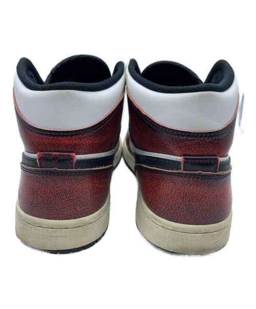NIKE（ナイキ）NIKE (ナイキ) AIR JORDAN 1 MID SE(エア ジョーダン 1 MID SE) ブラック×レッド サイズ:28.5の古着・服飾アイテム