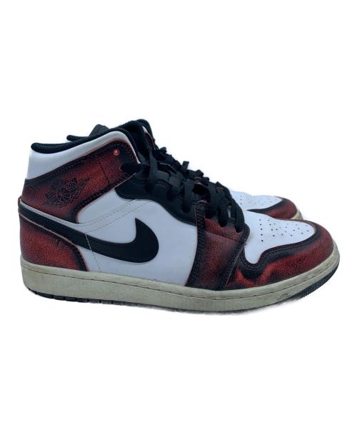 NIKE（ナイキ）NIKE (ナイキ) AIR JORDAN 1 MID SE(エア ジョーダン 1 MID SE) ブラック×レッド サイズ:28.5の古着・服飾アイテム