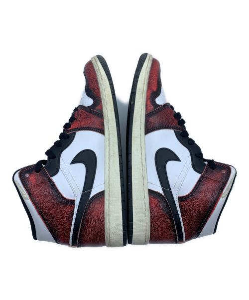 NIKE（ナイキ）NIKE (ナイキ) AIR JORDAN 1 MID SE(エア ジョーダン 1 MID SE) ブラック×レッド サイズ:28.5の古着・服飾アイテム