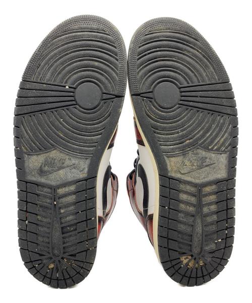 NIKE（ナイキ）NIKE (ナイキ) AIR JORDAN 1 MID SE(エア ジョーダン 1 MID SE) ブラック×レッド サイズ:28.5の古着・服飾アイテム