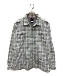 THE NORTH FACE（ザ ノース フェイス）の古着「長袖シャツ」｜ホワイト×イエロー