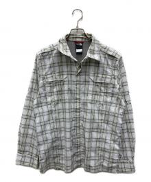 THE NORTH FACE（ザ ノース フェイス）の古着「長袖シャツ」｜ホワイト×イエロー