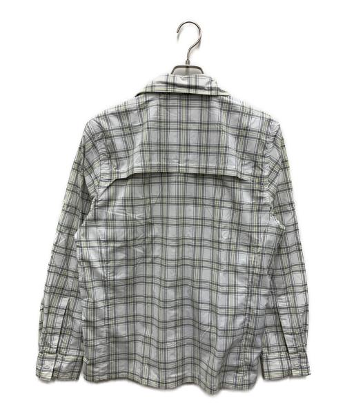 THE NORTH FACE（ザ ノース フェイス）THE NORTH FACE (ザ ノース フェイス) 長袖シャツ ホワイト×イエロー サイズ:Mの古着・服飾アイテム