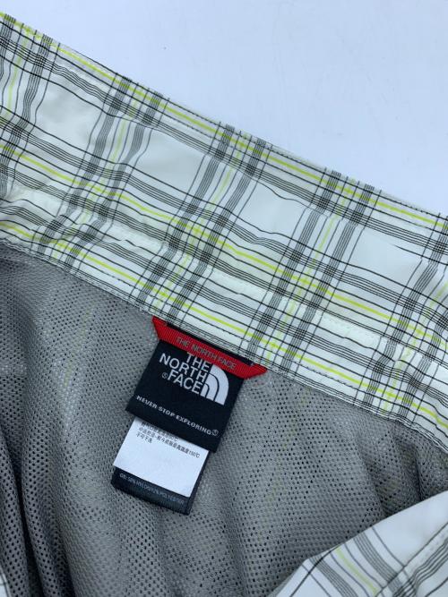 THE NORTH FACE（ザ ノース フェイス）THE NORTH FACE (ザ ノース フェイス) 長袖シャツ ホワイト×イエロー サイズ:Mの古着・服飾アイテム
