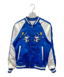 PEANUTS×LIFUL MINIMAL GARMENTS（ピーナッツ）の古着「スカジャン」｜ブルー