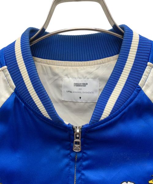 PEANUTS（ピーナッツ）PEANUTS (ピーナッツ) LIFUL MINIMAL GARMENTS スカジャン ブルー サイズ:1の古着・服飾アイテム