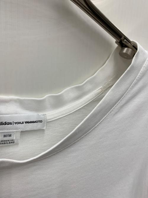 adidas（アディダス）adidas (アディダス) Y-3 (ワイスリー) 半袖カットソー ホワイト サイズ:Mの古着・服飾アイテム