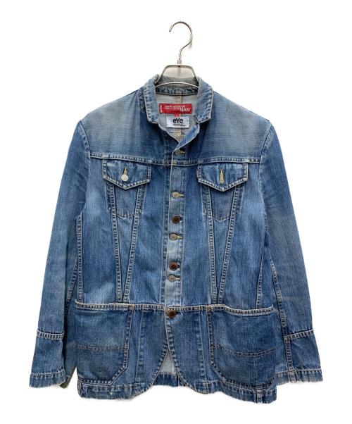 LEVI'S（リーバイス）LEVI'S (リーバイス) eYe COMME des GARCONS JUNYAWATANABE MAN (アイ コム デ ギャルソン ジュンヤ ワタナベ マン) デニムジャケット スカイブルー サイズ:Sの古着・服飾アイテム