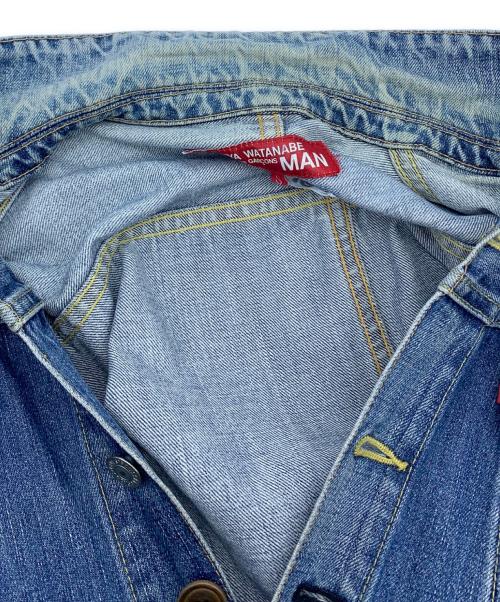 LEVI'S（リーバイス）LEVI'S (リーバイス) eYe COMME des GARCONS JUNYAWATANABE MAN (アイ コム デ ギャルソン ジュンヤ ワタナベ マン) デニムジャケット スカイブルー サイズ:Sの古着・服飾アイテム