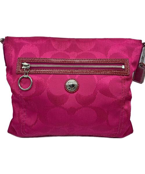 COACH（コーチ）COACH (コーチ) ショルダーバッグ ショッキングピンクの古着・服飾アイテム