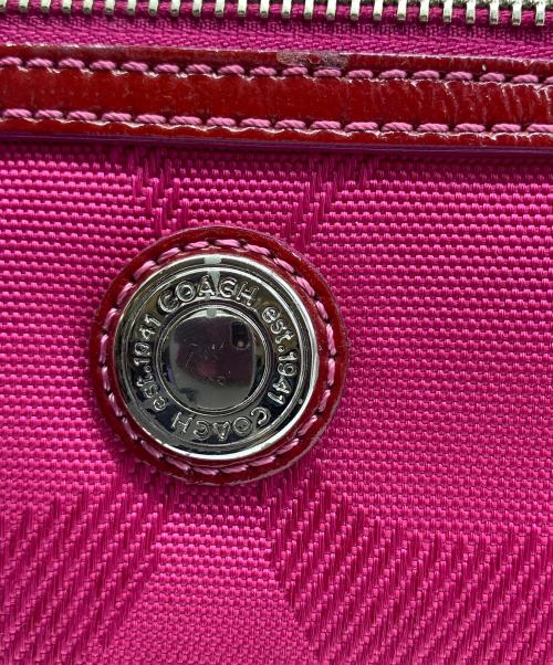 COACH（コーチ）COACH (コーチ) ショルダーバッグ ショッキングピンクの古着・服飾アイテム