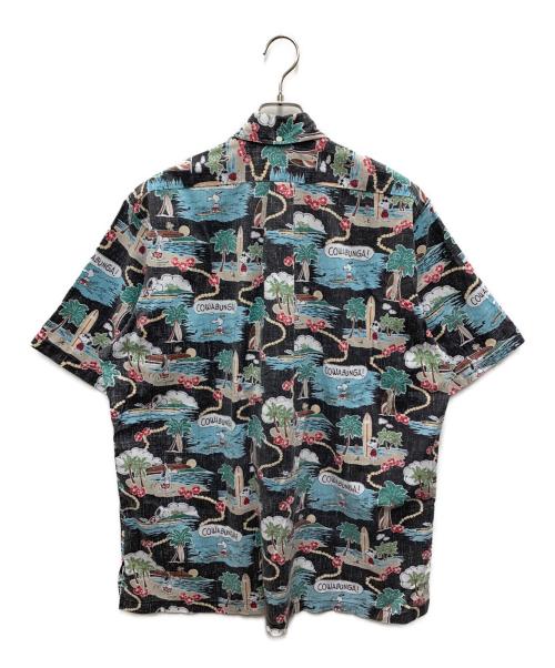 RaynSpooner×PEANUTS（レインスプーナー×ピーナッツ）RaynSpooner×PEANUTS (レインスプーナー×ピーナッツ) 半袖シャツ グレー サイズ:Lの古着・服飾アイテム