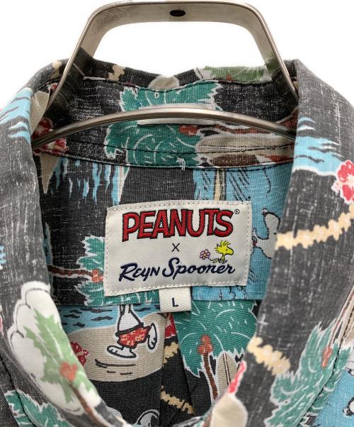 RaynSpooner×PEANUTS（レインスプーナー×ピーナッツ）RaynSpooner×PEANUTS (レインスプーナー×ピーナッツ) 半袖シャツ グレー サイズ:Lの古着・服飾アイテム