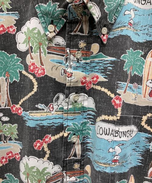 RaynSpooner×PEANUTS（レインスプーナー×ピーナッツ）RaynSpooner×PEANUTS (レインスプーナー×ピーナッツ) 半袖シャツ グレー サイズ:Lの古着・服飾アイテム