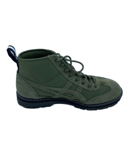 Onitsuka Tiger（オニツカタイガー）Onitsuka Tiger (オニツカタイガー) ミッドカットスニーカー オリーブ サイズ:25.5の古着・服飾アイテム