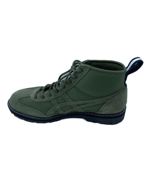 Onitsuka Tiger（オニツカタイガー）Onitsuka Tiger (オニツカタイガー) ミッドカットスニーカー オリーブ サイズ:25.5の古着・服飾アイテム