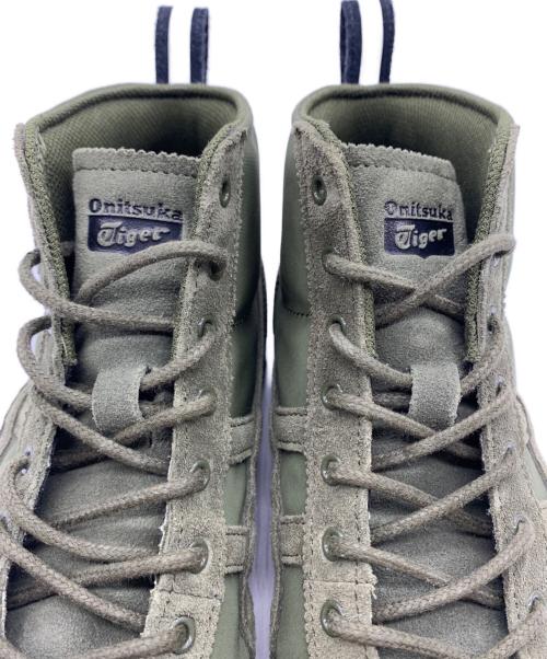 Onitsuka Tiger（オニツカタイガー）Onitsuka Tiger (オニツカタイガー) ミッドカットスニーカー オリーブ サイズ:25.5の古着・服飾アイテム