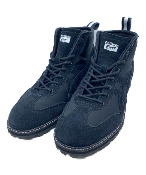 Onitsuka Tiger（オニツカタイガー）Onitsuka Tiger (オニツカタイガー) ミッドカットスニーカー ブラック サイズ:25.5の古着・服飾アイテム