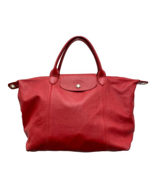 LONGCHAMP（ロンシャン）LONGCHAMP (ロンシャン) 2WAYバッグ レッドの古着・服飾アイテム