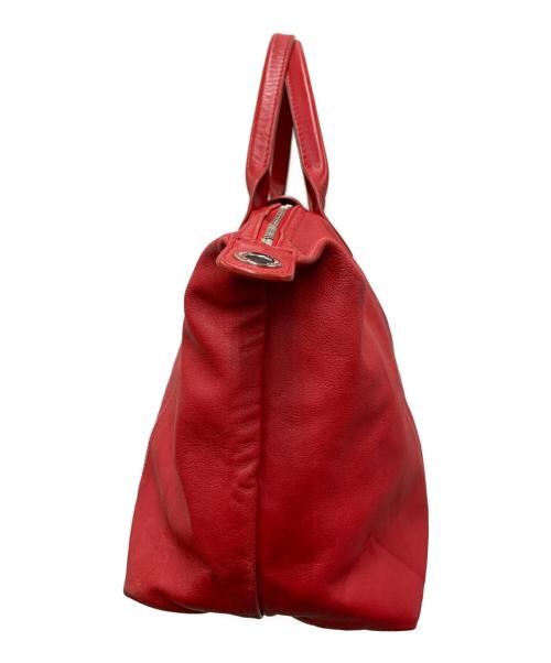 LONGCHAMP（ロンシャン）LONGCHAMP (ロンシャン) 2WAYバッグ レッドの古着・服飾アイテム