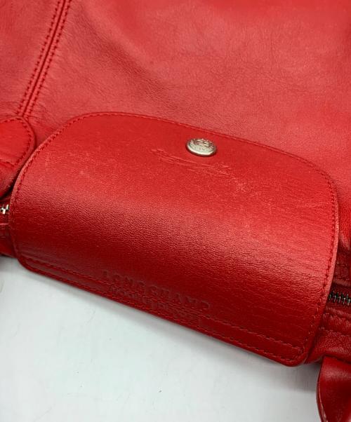 LONGCHAMP（ロンシャン）LONGCHAMP (ロンシャン) 2WAYバッグ レッドの古着・服飾アイテム