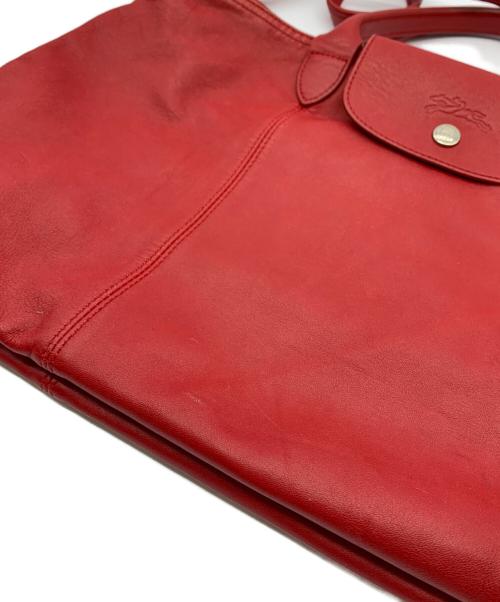 LONGCHAMP（ロンシャン）LONGCHAMP (ロンシャン) 2WAYバッグ レッドの古着・服飾アイテム