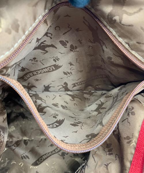 LONGCHAMP（ロンシャン）LONGCHAMP (ロンシャン) 2WAYバッグ レッドの古着・服飾アイテム