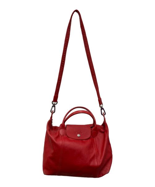 LONGCHAMP（ロンシャン）LONGCHAMP (ロンシャン) 2WAYバッグ レッドの古着・服飾アイテム