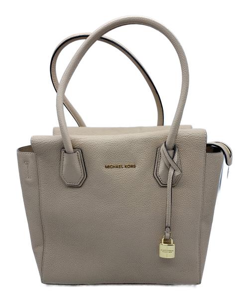 MICHAEL KORS（マイケルコース）MICHAEL KORS (マイケル・コース) ハンドバッグ ベージュの古着・服飾アイテム