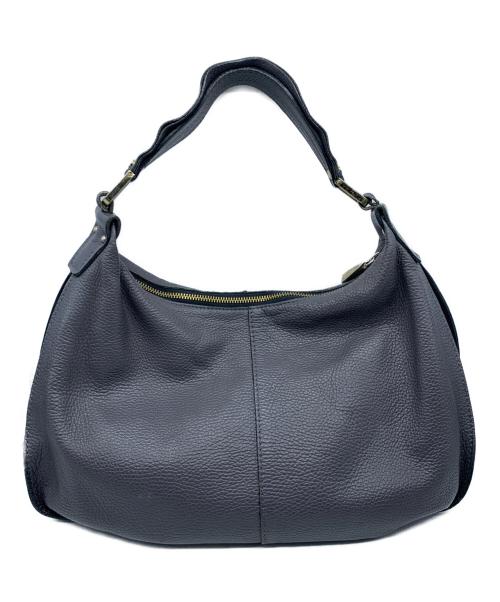 GIANNI CHIARINI（ジャンニ キアリーニ）GIANNI CHIARINI (ジャンニ キアリーニ) レザーショルダーバッグ グレーの古着・服飾アイテム