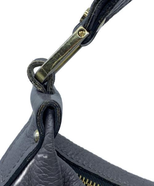 GIANNI CHIARINI（ジャンニ キアリーニ）GIANNI CHIARINI (ジャンニ キアリーニ) レザーショルダーバッグ グレーの古着・服飾アイテム
