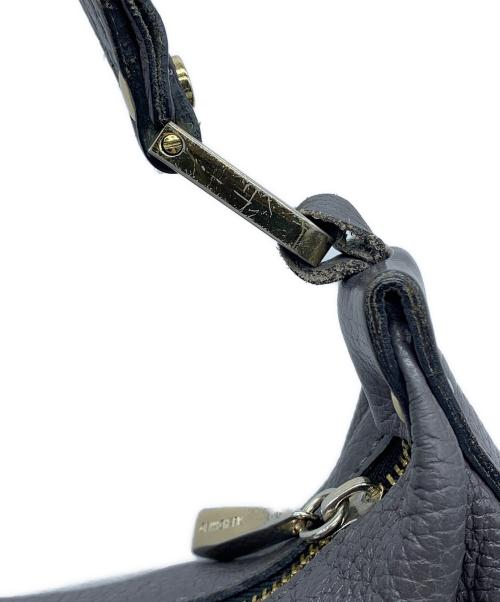 GIANNI CHIARINI（ジャンニ キアリーニ）GIANNI CHIARINI (ジャンニ キアリーニ) レザーショルダーバッグ グレーの古着・服飾アイテム