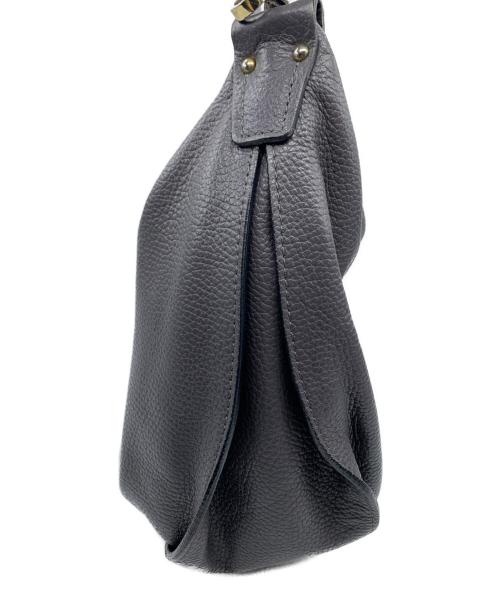GIANNI CHIARINI（ジャンニ キアリーニ）GIANNI CHIARINI (ジャンニ キアリーニ) レザーショルダーバッグ グレーの古着・服飾アイテム