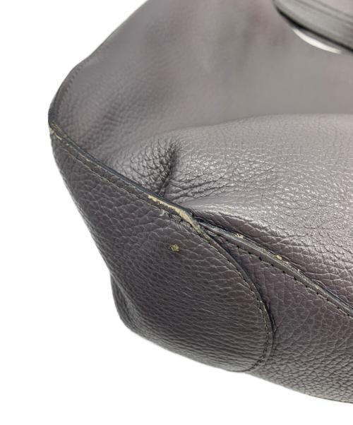 GIANNI CHIARINI（ジャンニ キアリーニ）GIANNI CHIARINI (ジャンニ キアリーニ) レザーショルダーバッグ グレーの古着・服飾アイテム