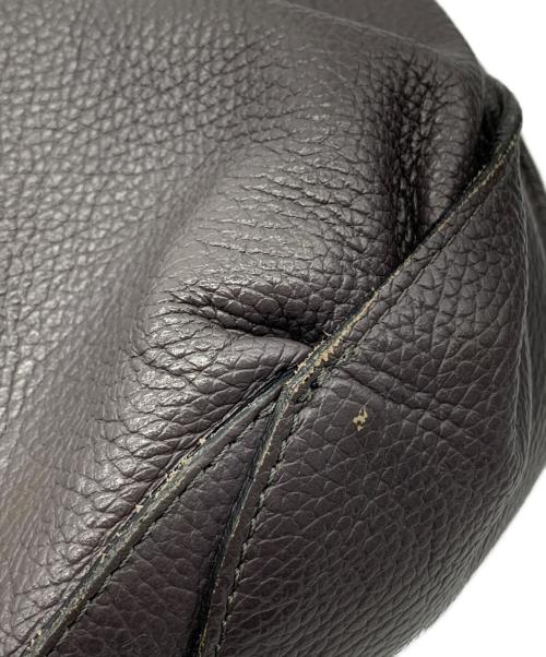 GIANNI CHIARINI（ジャンニ キアリーニ）GIANNI CHIARINI (ジャンニ キアリーニ) レザーショルダーバッグ グレーの古着・服飾アイテム