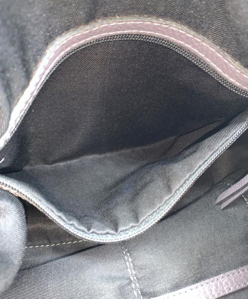 GIANNI CHIARINI（ジャンニ キアリーニ）GIANNI CHIARINI (ジャンニ キアリーニ) レザーショルダーバッグ グレーの古着・服飾アイテム