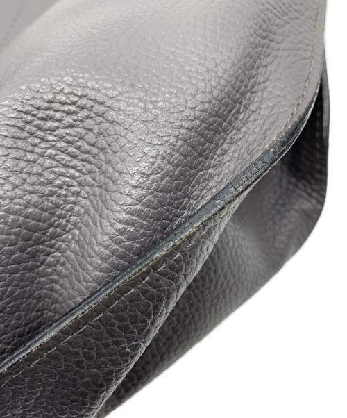 GIANNI CHIARINI（ジャンニ キアリーニ）GIANNI CHIARINI (ジャンニ キアリーニ) レザーショルダーバッグ グレーの古着・服飾アイテム