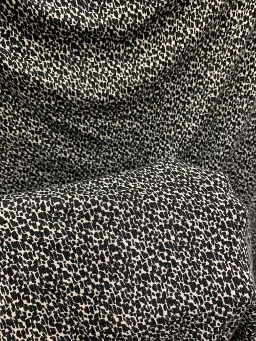 MaxMara（マックスマーラ）MaxMara (マックスマーラ) 長袖ワンピース ブラック×ホワイト サイズ:Lの古着・服飾アイテム