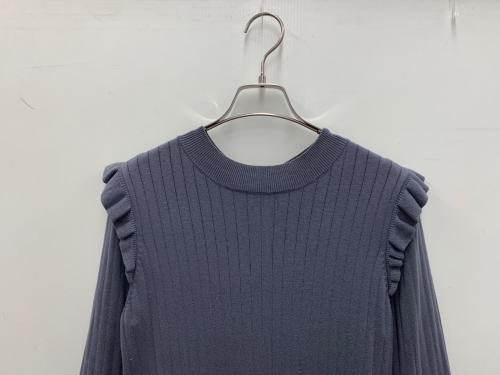 JILL STUART（ジルスチュアート）JILL STUART (ジルスチュアート) 半袖ワンピース グレー×ブラック サイズ:Mの古着・服飾アイテム