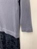 中古・古着 JILL STUART (ジルスチュアート) 半袖ワンピース グレー×ブラック サイズ:M：3000円